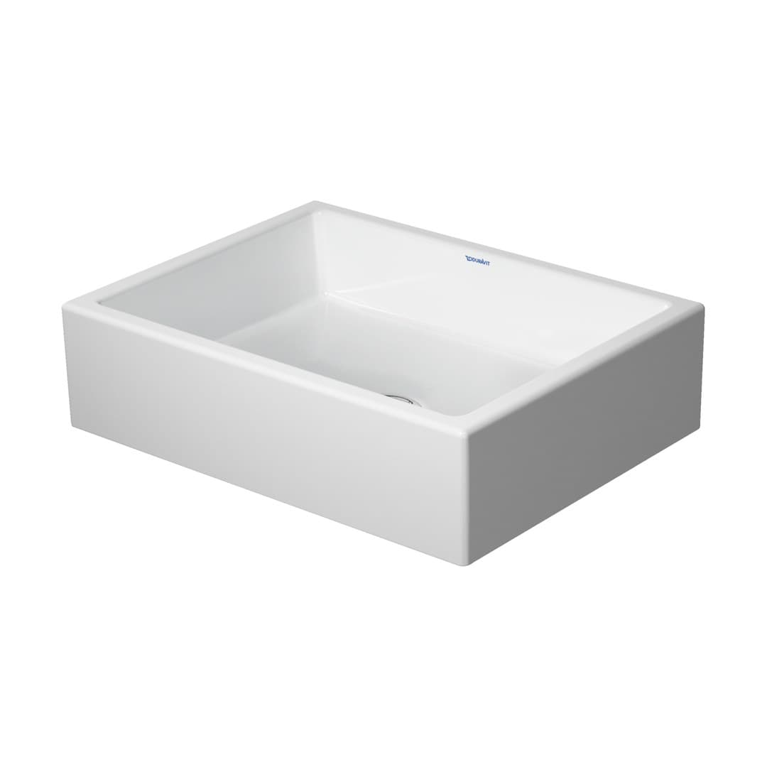 Duravit Vero Air – Νιπτήρας Επικαθήμενος – 500×380 mm, χωρίς οπή, χωρίς υπερχείλιση – White High Gloss (2351500000)