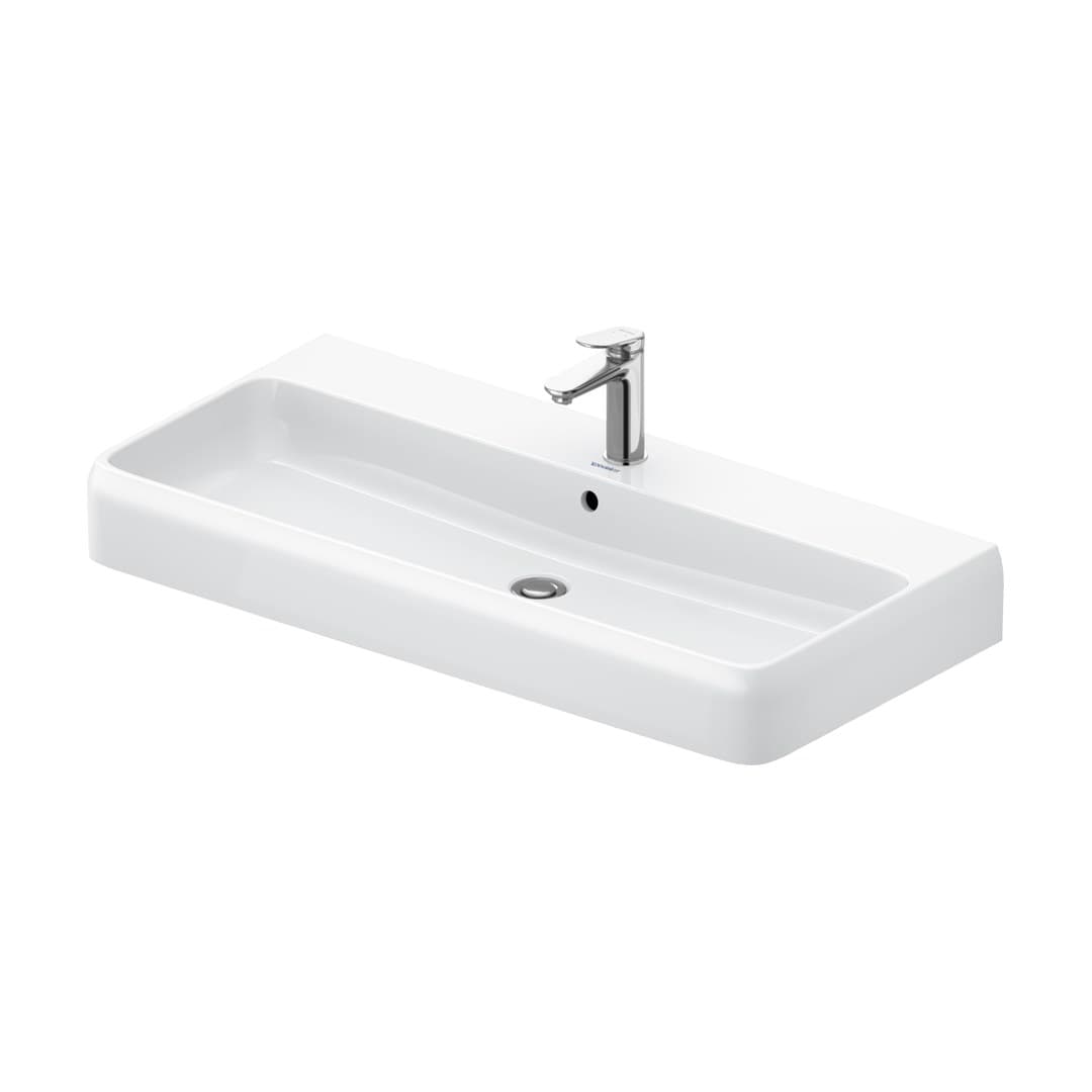 Duravit Collection One – Νιπτήρας Κρεμαστός – 1000×470 mm, 1 οπή, με υπερχείλιση – White High Gloss (2382100027)