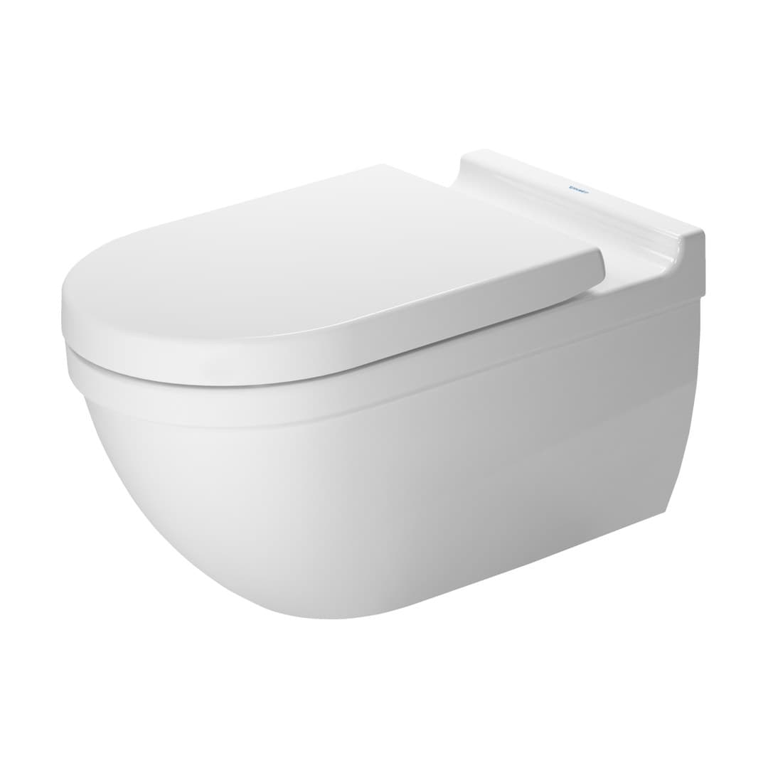 Duravit Starck 3 – Λεκάνη Κρεμαστή – 370×620 mm, Rimless – White High Gloss (2522090000)