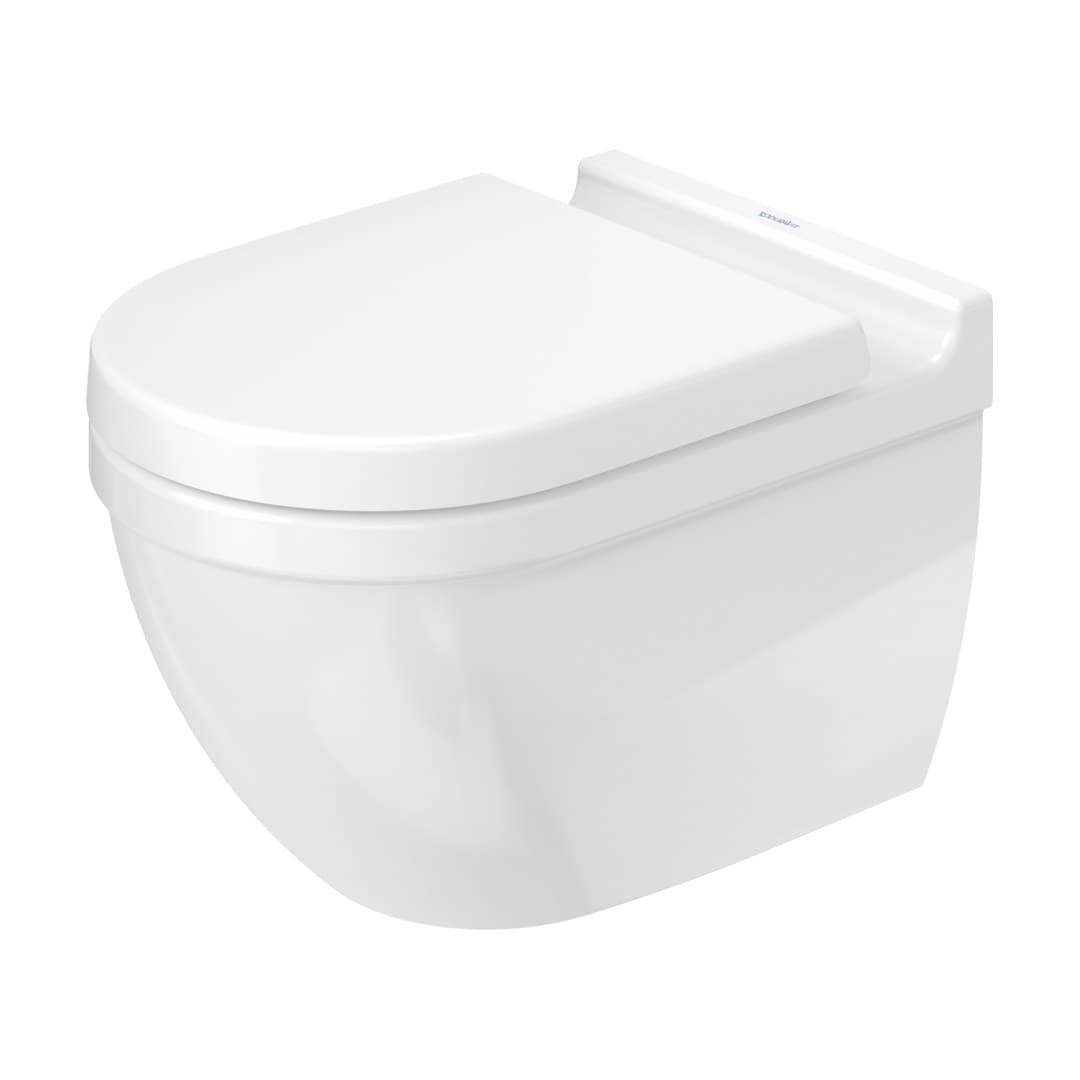 Duravit Starck 3 – Λεκάνη Κρεμαστή – 365×540 mm, Rimless – White High Gloss (2527090000)