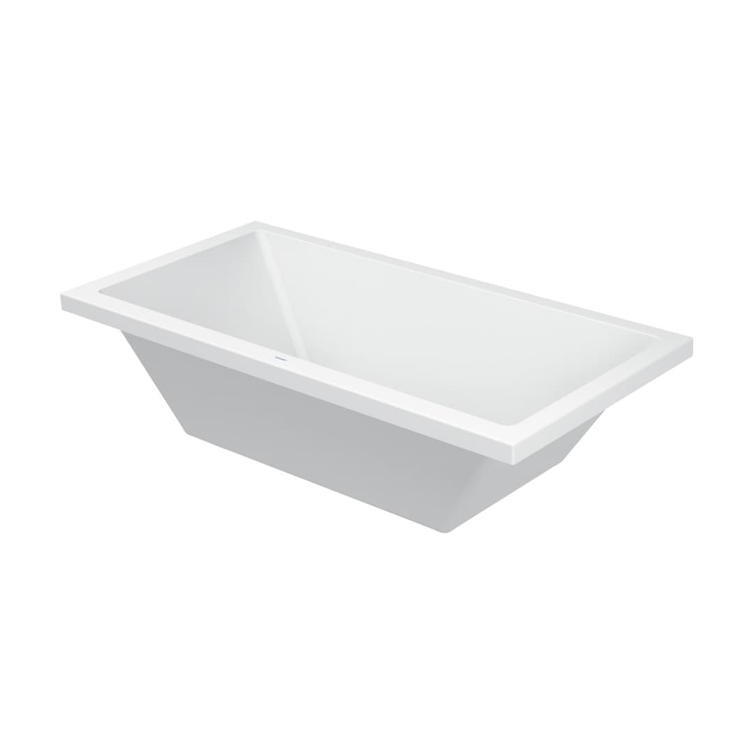 Duravit Starck – Μπανιέρα – 1800×900 mm, εντοιχιζόμενη, αποχέτευση Middle, 1800×900×485 mm – White Glossy (700052000000000)
