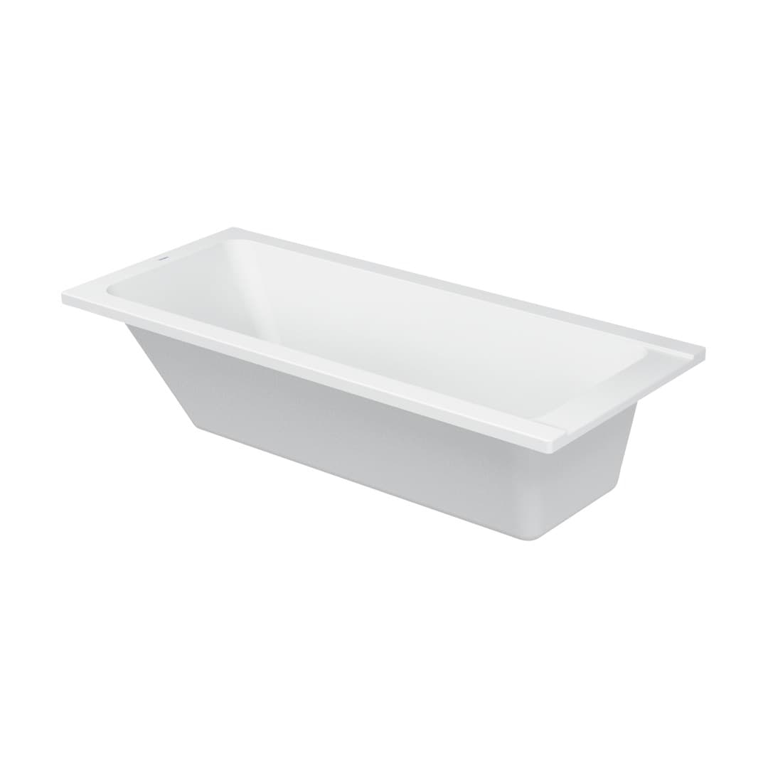 Duravit D-Code – Μπανιέρα – 1700×750 mm, εντοιχιζόμενη, αποχέτευση Foot end, 1700×750×420 mm – White Glossy (700100000000000)