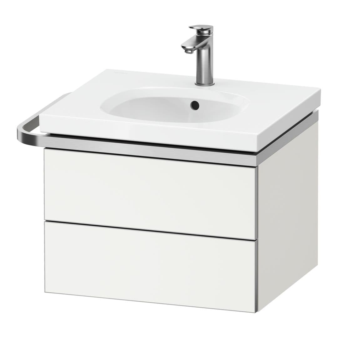 Duravit Aurena – Έπιπλο Νιπτήρα – 584 mm, 2 συρτάρια, νιπτήρας κέντρο, μοντέλο AU4560 – White Super Matt, Decor (AU4560084840000)