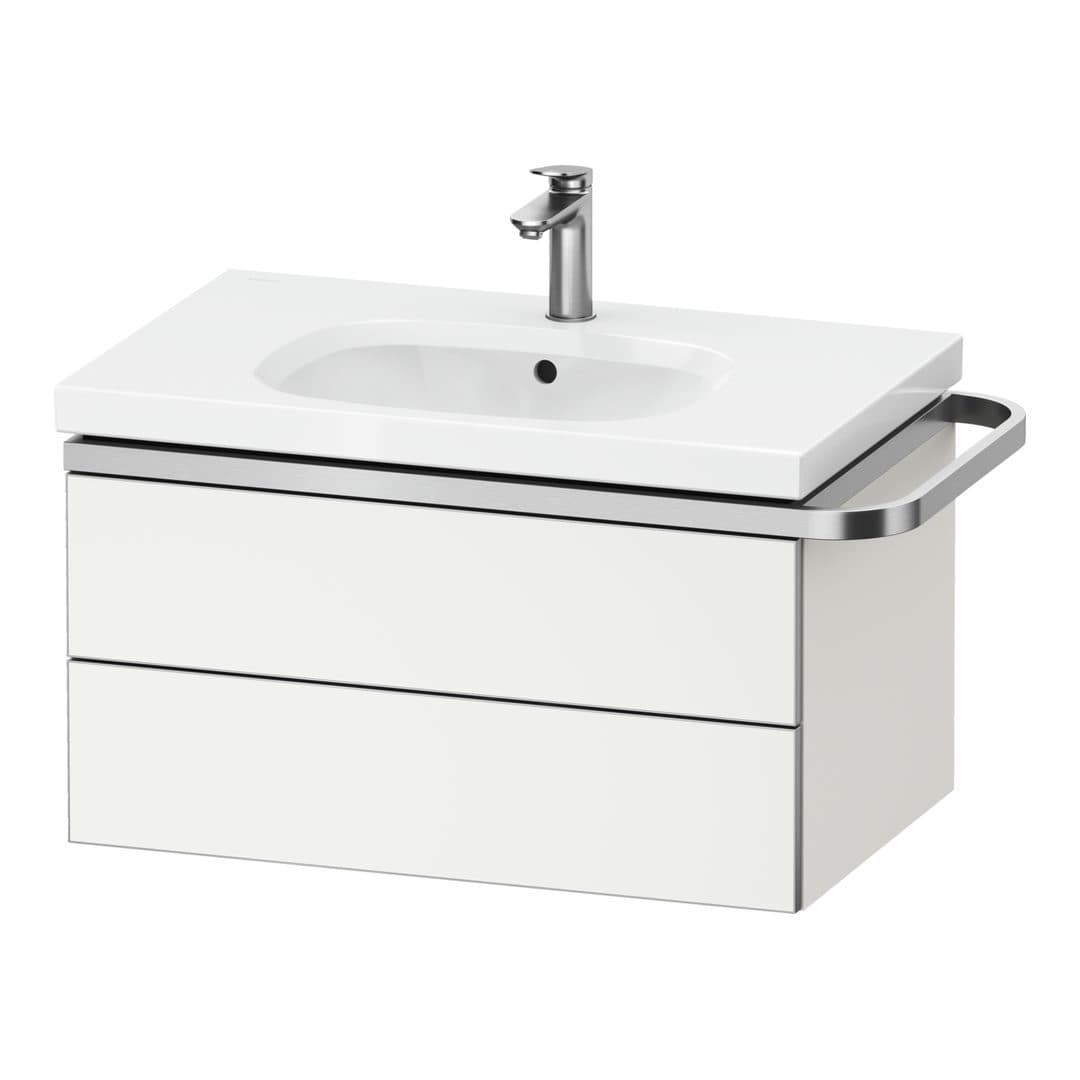 Duravit Aurena – Έπιπλο Νιπτήρα – 784 mm, 2 συρτάρια, νιπτήρας κέντρο, μοντέλο AU4563 – White Super Matt, Decor (AU4563084840000)