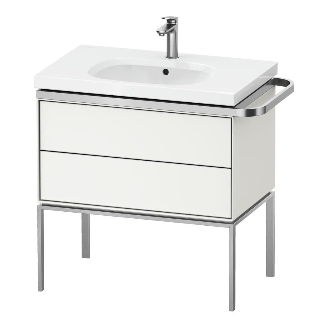 Duravit Aurena – Έπιπλο Νιπτήρα – 784 mm, 2 συρτάρια, νιπτήρας κέντρο, μοντέλο AU4573 – White Satin Matt, Lacquer (AU4573036360000)