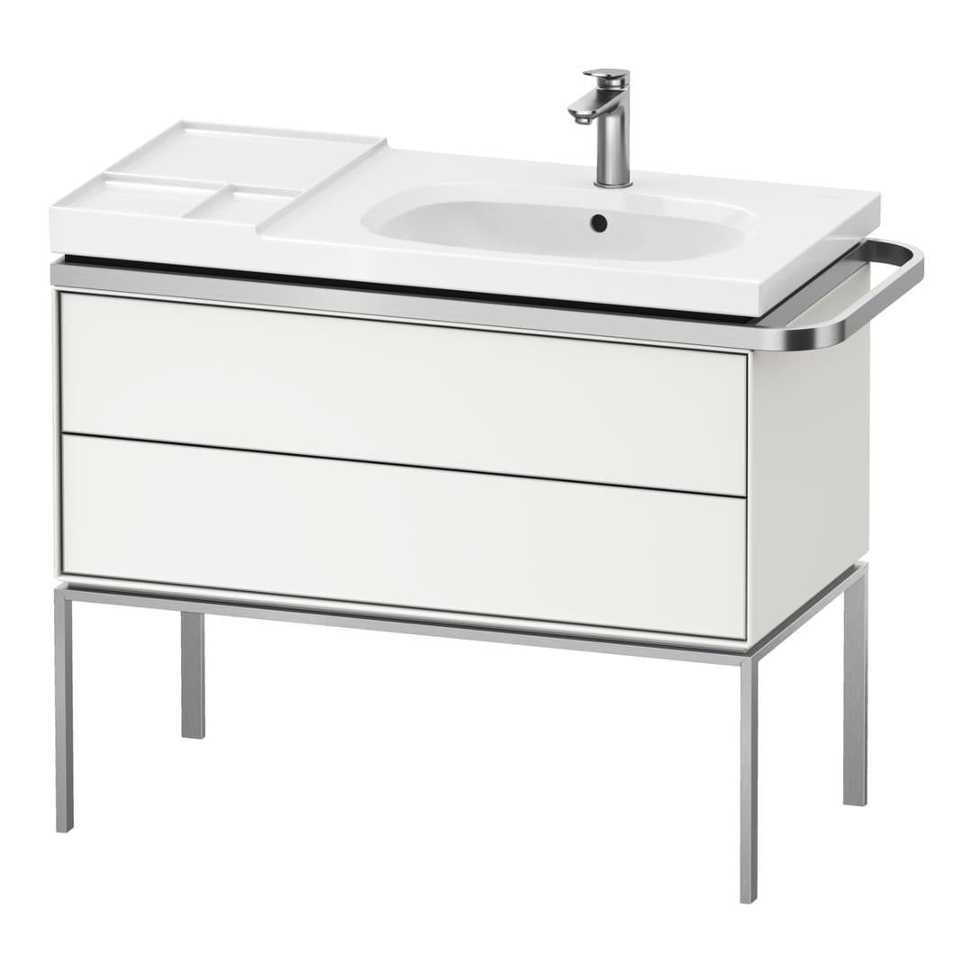 Duravit Aurena – Έπιπλο Νιπτήρα – 984 mm, 2 συρτάρια, νιπτήρας δεξιά – White Satin Matt, Lacquer (AU4577036360000)