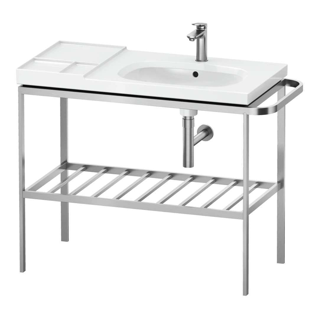 Duravit Aurena – Βάση Νιπτήρα – 984 mm, μοντέλο AU4587 – Stainless steel Brushed (AU4587070700000)