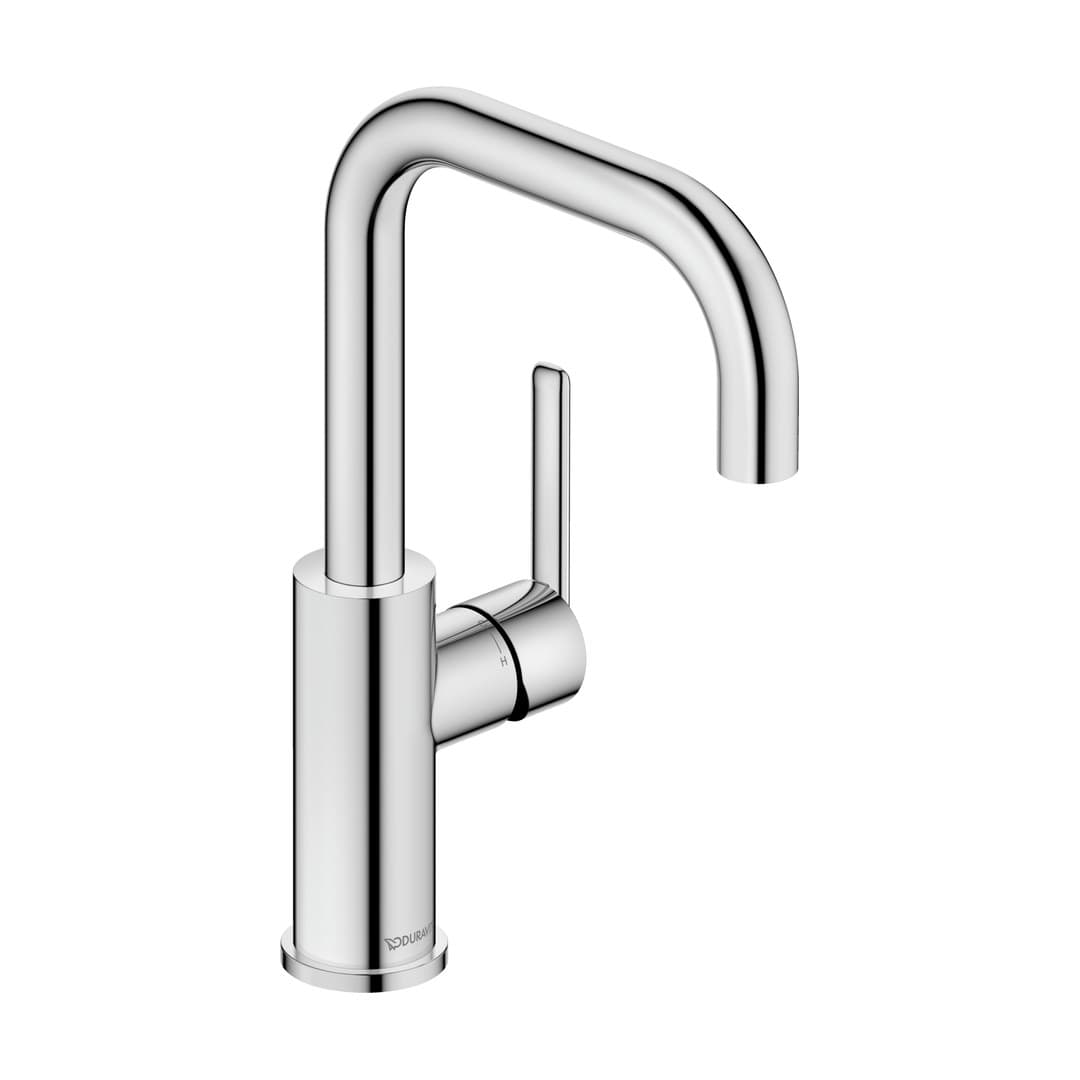 Duravit Balcoon – Μπαταρία Νιπτήρα – περιστρεφόμενο στόμιο – Chrome High Gloss (BA1100002010)