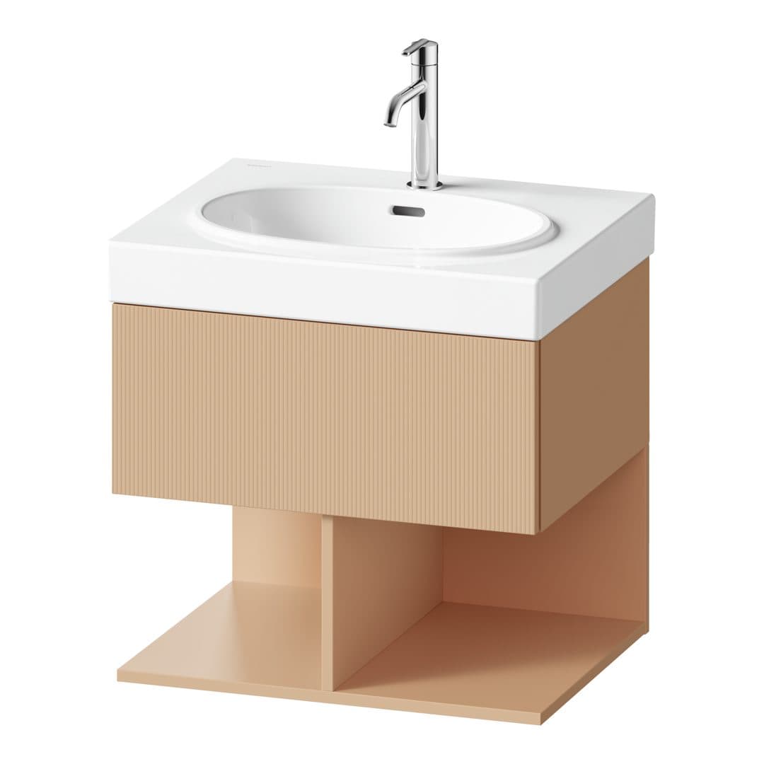 Duravit Balcoon – Έπιπλο Νιπτήρα – 584 mm, 1 συρτάρι, νιπτήρας κέντρο – Terraccino Structured Matt, Decor (BA47260JHIH0000)