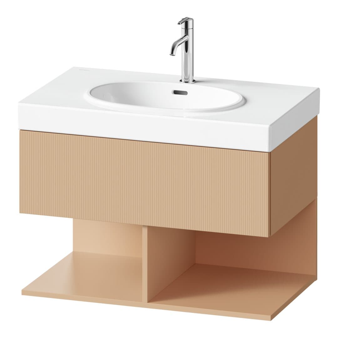 Duravit Balcoon – Έπιπλο Νιπτήρα – 784 mm, 1 συρτάρι, νιπτήρας κέντρο – Terraccino Structured Matt, Decor (BA47270JHIH0000)