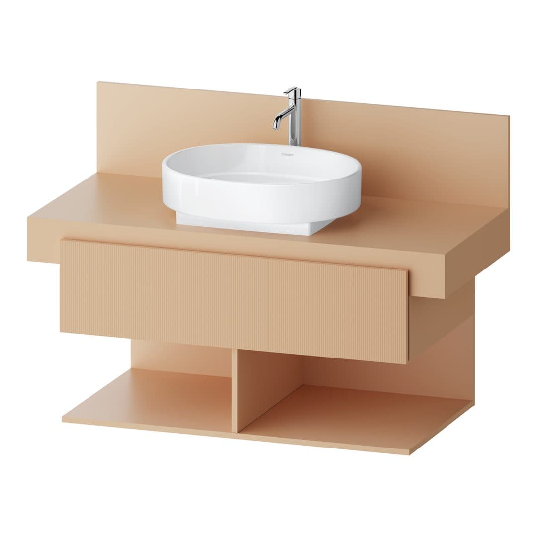 Duravit Balcoon – Έπιπλο Νιπτήρα – 1000 mm, για κονσόλα, 1 συρτάρι, νιπτήρας κέντρο, 1000 x 570 x 534 mm – Terraccino Structured Matt, Decor (BA50240JHIH0000)