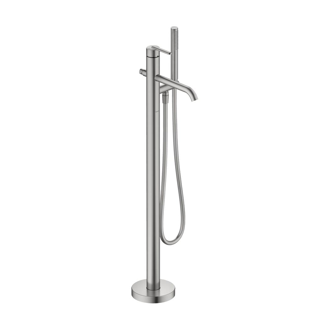 Duravit Balcoon – Μπαταρία Λουτρού Δαπέδου – Stainless steel Brushed (BA5250000070)
