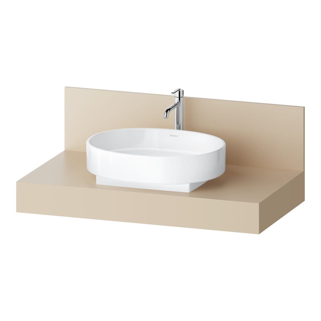 Duravit Balcoon – Πάγκος Νιπτήρα – 1000 mm, νιπτήρας κέντρο – Sand Beige Matt, Decor (BA90570IEIE0000)