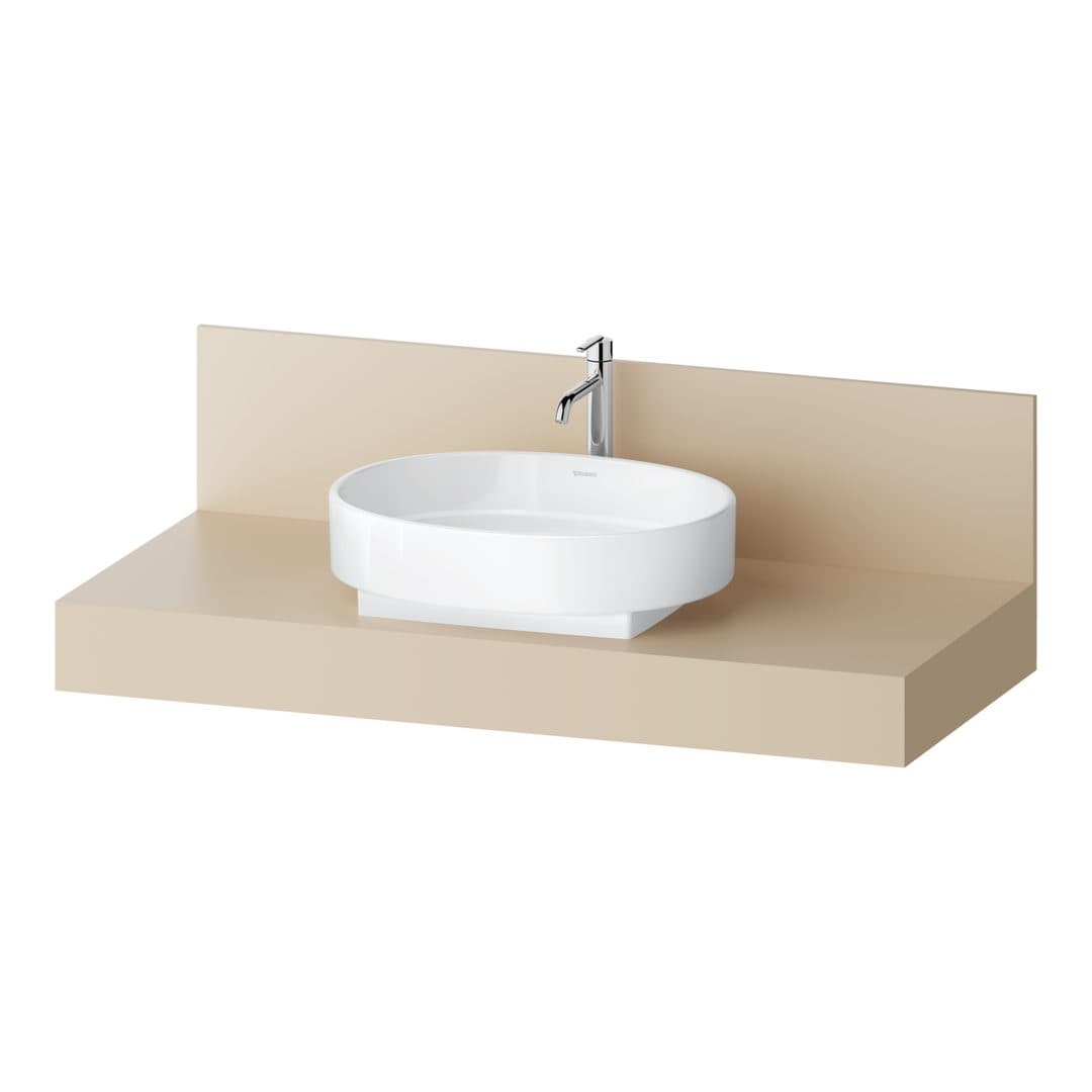 Duravit Balcoon – Πάγκος Νιπτήρα – 1200 mm, νιπτήρας κέντρο – Sand Beige Matt, Decor (BA90580IEIE0000)