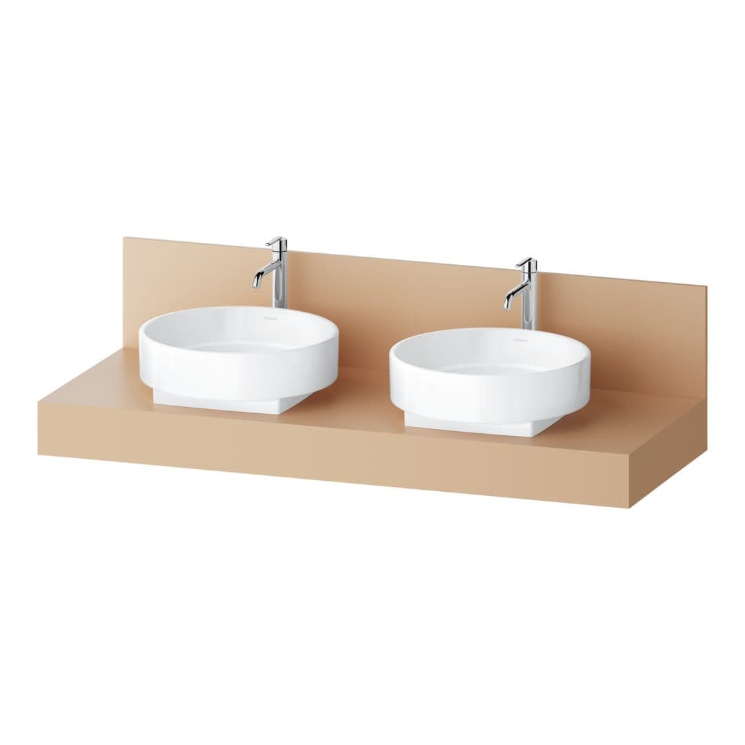 Duravit Balcoon – Πάγκος Νιπτήρα – 1400 mm, διπλός νιπτήρας – Terraccino Matt, Decor (BA90610IHIH0000)