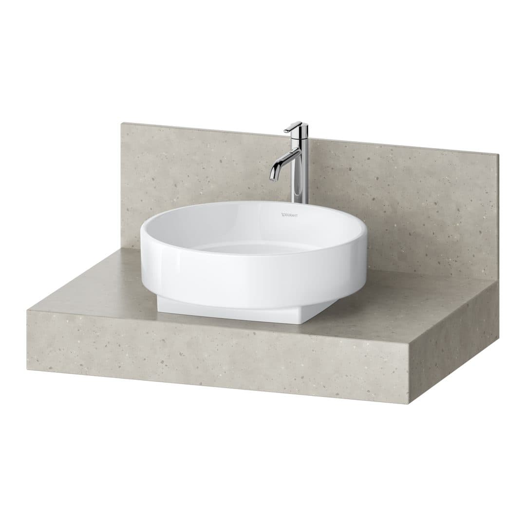 Duravit Balcoon – Πάγκος Νιπτήρα – 800 mm, νιπτήρας κέντρο – Concrete Structure Matt (BA90630ICIC0000)