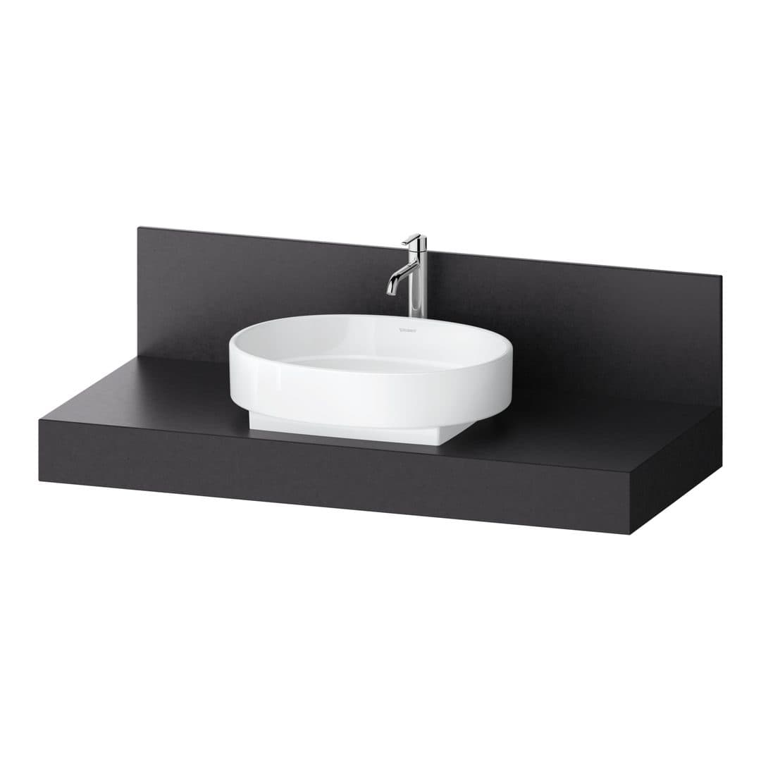 Duravit Balcoon – Πάγκος Νιπτήρα – 1200 mm, νιπτήρας κέντρο – Lava Structure Matt (BA90650IAIA0000)