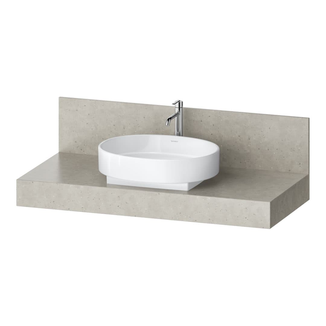 Duravit Balcoon – Πάγκος Νιπτήρα – 1200 mm, νιπτήρας κέντρο – Concrete Structure Matt (BA90650ICIC0000)