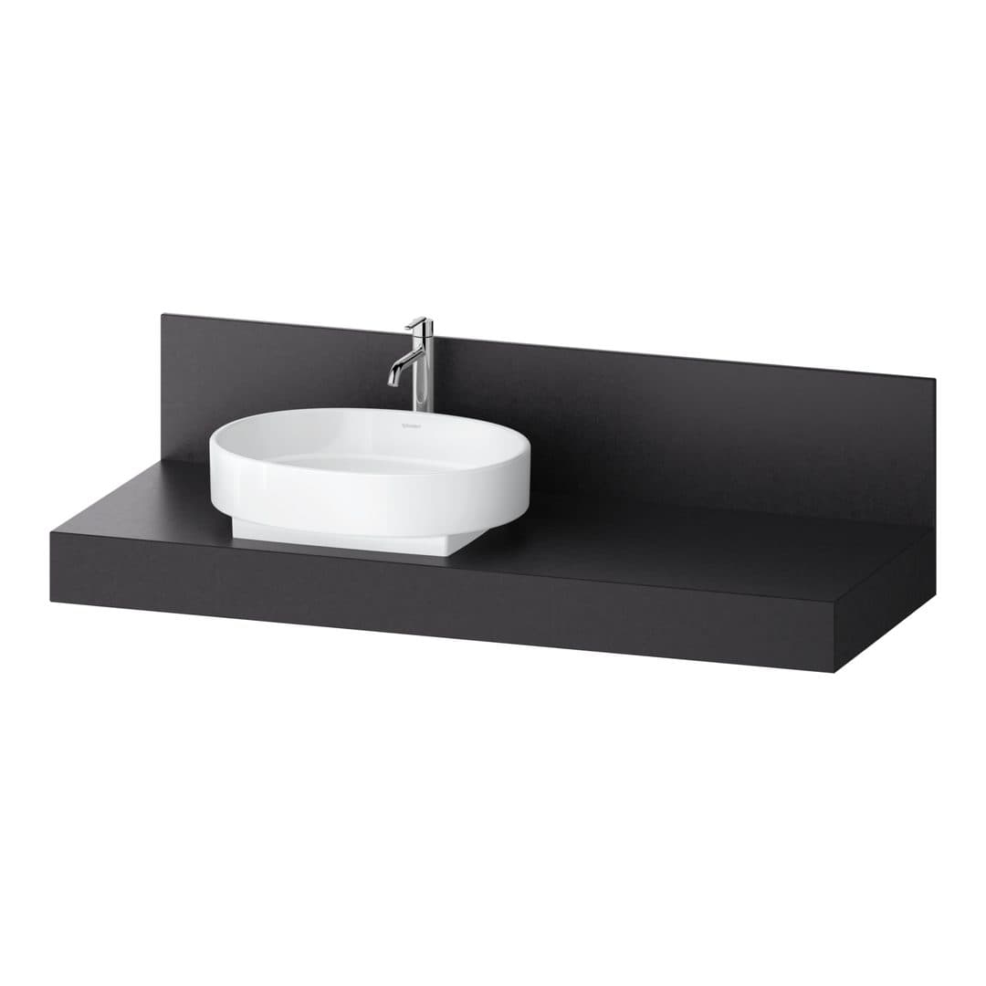 Duravit Balcoon – Πάγκος Νιπτήρα – 1400 mm, νιπτήρας αριστερά – Lava Structure Matt (BA90660IAIA0000)