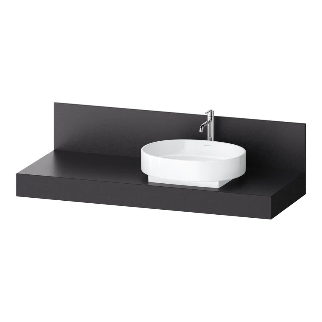 Duravit Balcoon – Πάγκος Νιπτήρα – 1400 mm, νιπτήρας δεξιά – Lava Structure Matt (BA90670IAIA0000)