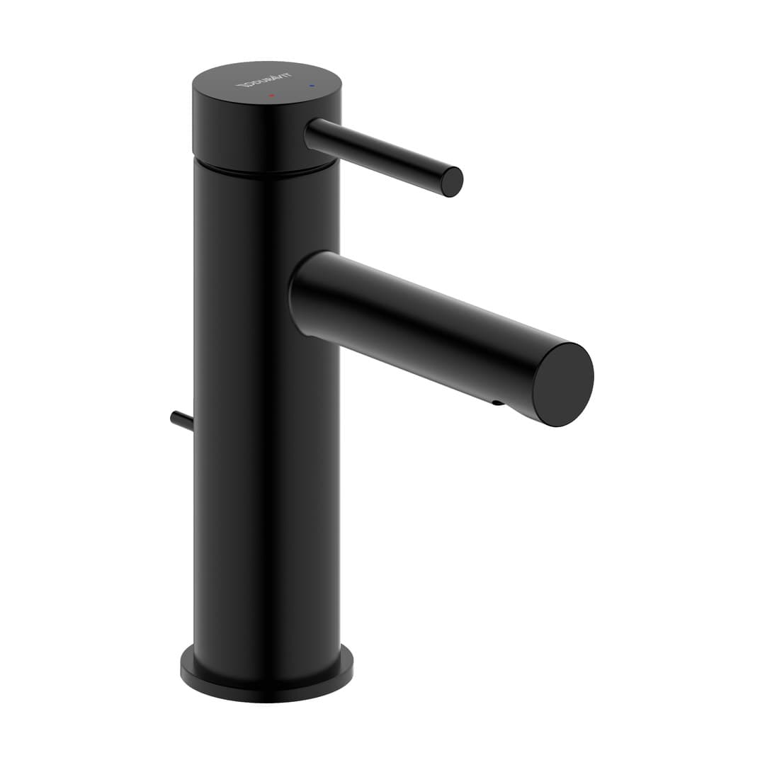 Duravit Circle – Μπαταρία Νιπτήρα – M, με βαλβίδα – Black Matt (CE1020001A46)
