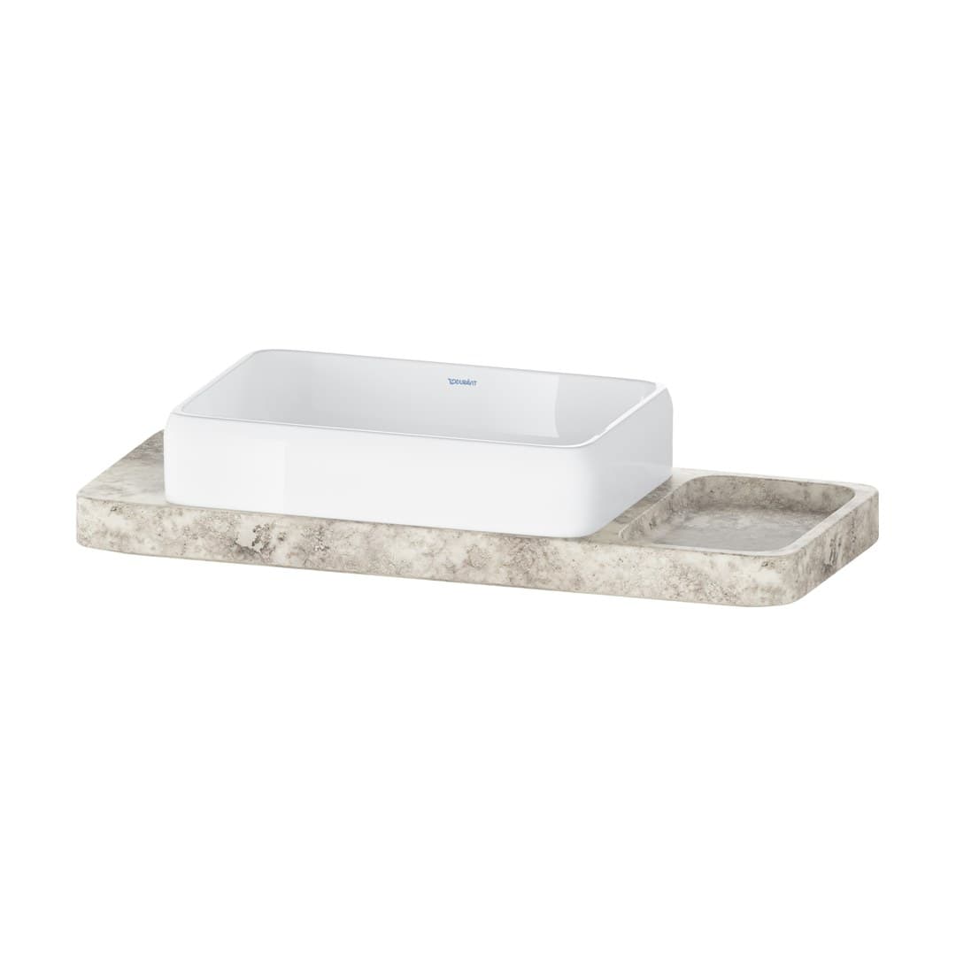 Duravit Collection One – Νιπτήρας Επικαθήμενος – 1000×410 mm, χωρίς οπή, χωρίς υπερχείλιση – White High Gloss (D4800200)