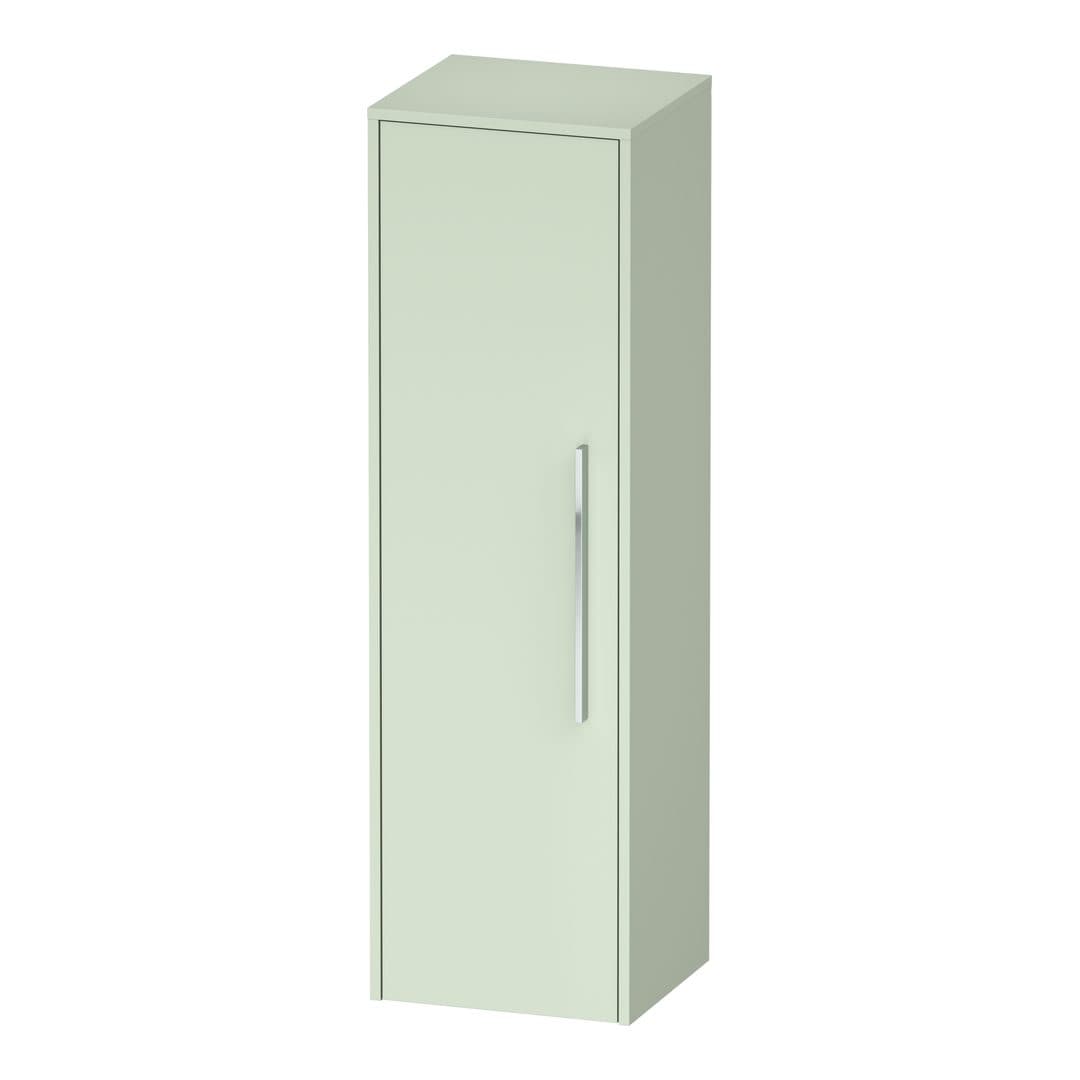 Duravit D-Code – Κολόνα Μπάνιου – 400 mm, μεσαία, 1 πόρτα, Hinge position Left, Chrome – Pale Green Matt, Decor (DC1338L10HH0000)