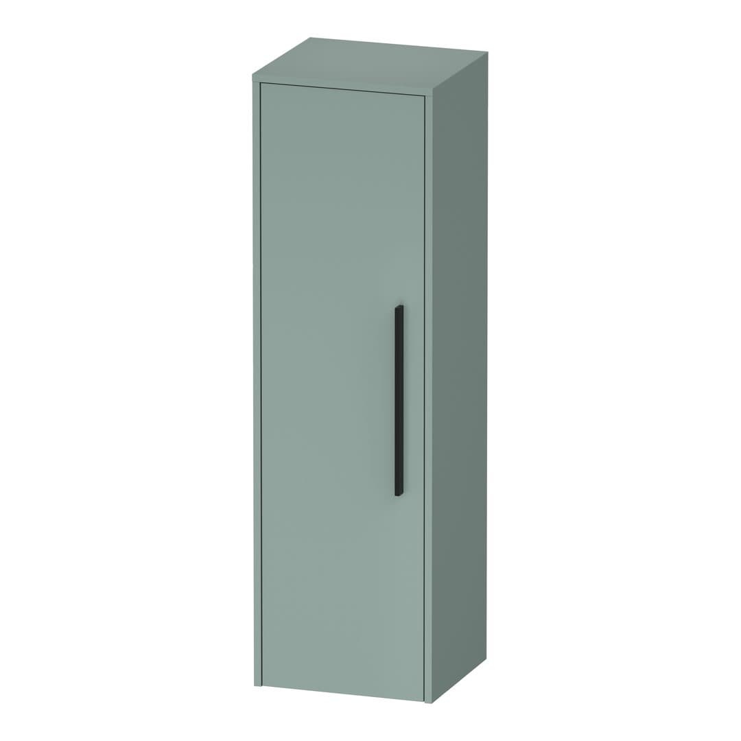 Duravit D-Code – Κολόνα Μπάνιου – 400 mm, μεσαία, 1 πόρτα, Hinge position Left, Diamond black – Fjord Green Matt, Decor (DC1338LBDHG0000)