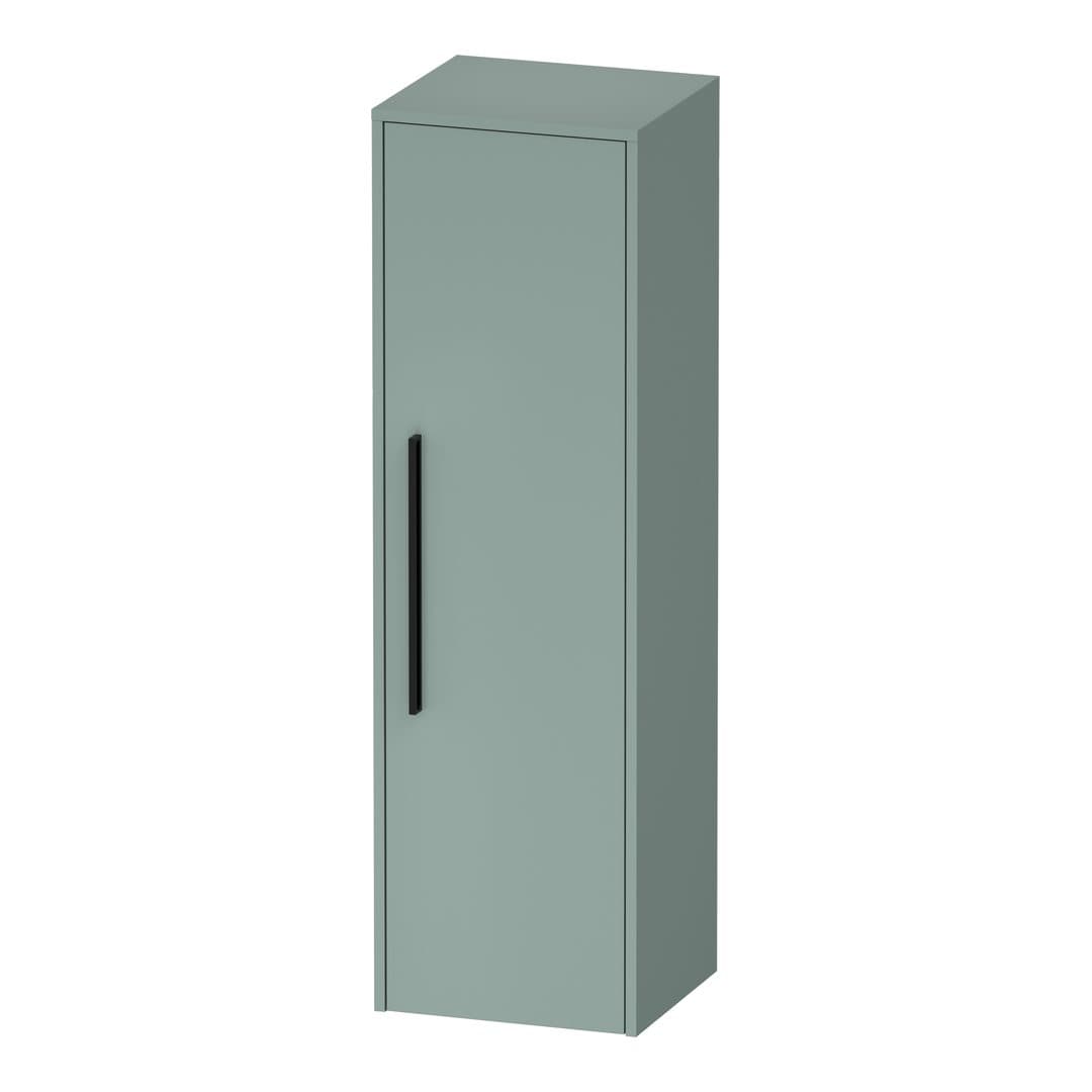 Duravit D-Code – Κολόνα Μπάνιου – 400 mm, μεσαία, 1 πόρτα, Hinge position Right, Diamond black – Fjord Green Matt, Decor (DC1338RBDHG0000)