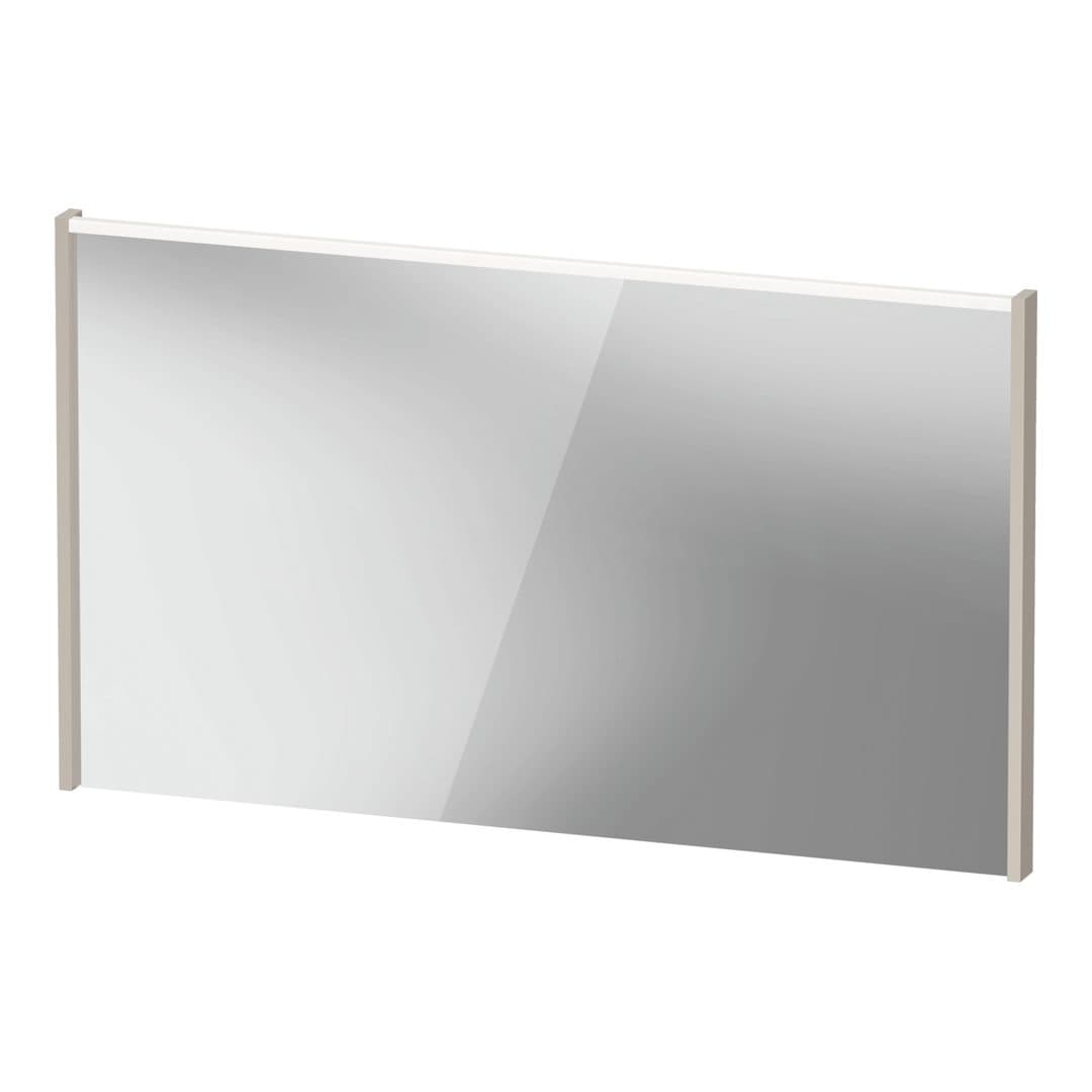 Duravit D-Code – Καθρέπτης Μπάνιου – 1200×700 mm, με φωτισμό LED – Taupe Matt (DC7079091910000)