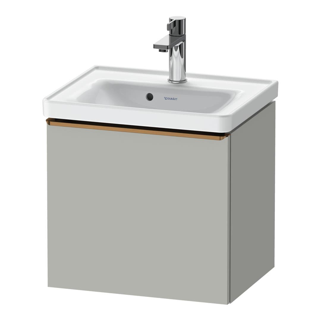 Duravit D-Neo – Έπιπλο Νιπτήρα – 484 mm, 1 συρτάρι, νιπτήρας κέντρο, 484 x 372 x 440 mm, Bronze Brushed – Concrete grey Matt, Decor (DE4248004070000)