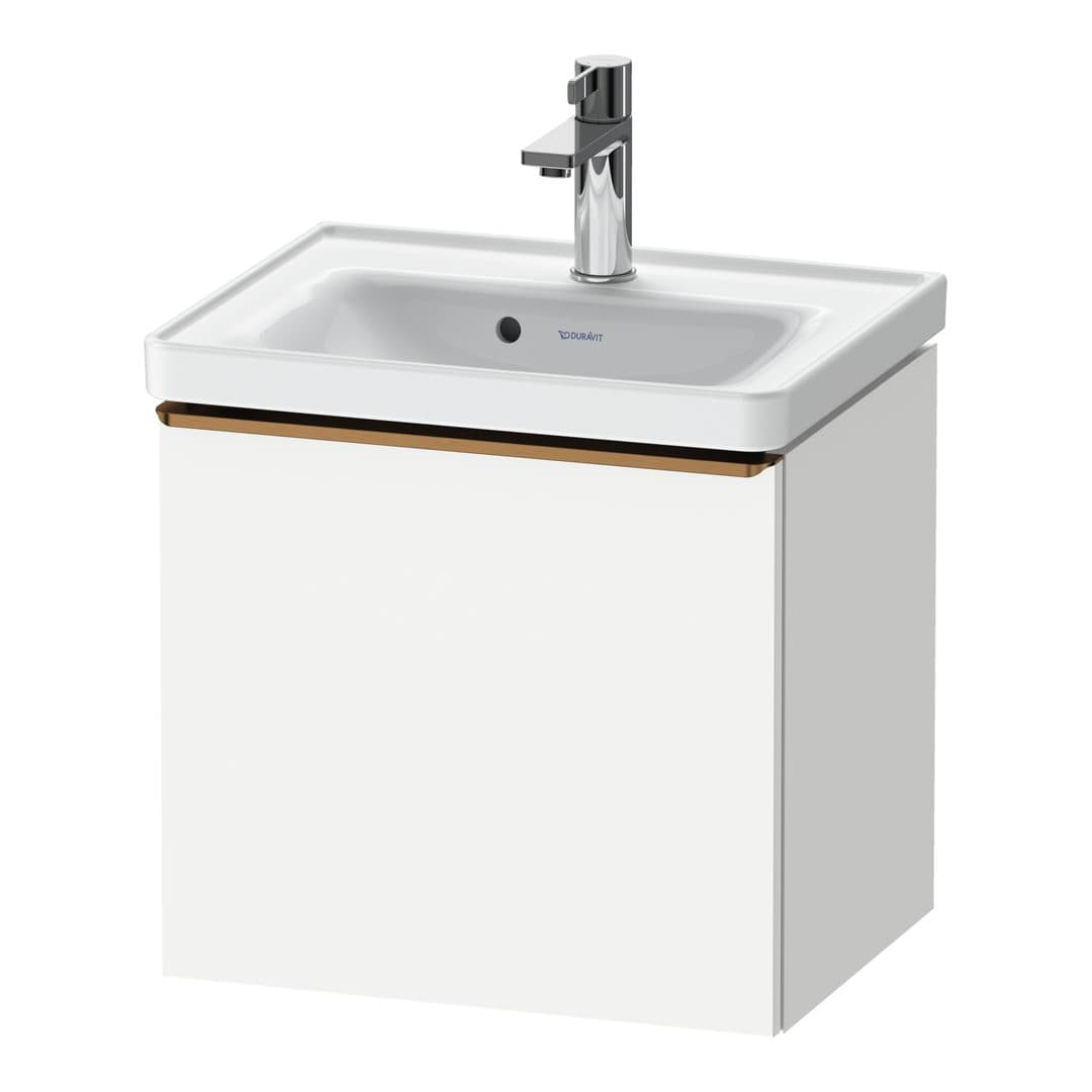 Duravit D-Neo – Έπιπλο Νιπτήρα – 484 mm, 1 συρτάρι, νιπτήρας κέντρο, 484 x 372 x 440 mm, Bronze Brushed – White Matt, Decor (DE4248004180000)