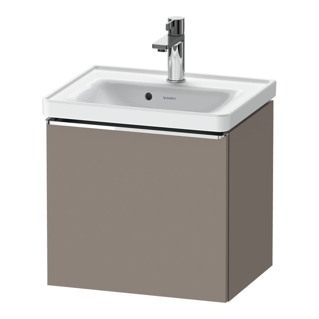 Duravit D-Neo – Έπιπλο Νιπτήρα – 484 mm, 1 συρτάρι, νιπτήρας κέντρο, 484 x 372 x 440 mm, Chrome High Gloss – Basalte Matt, Decor (DE4248010430000)