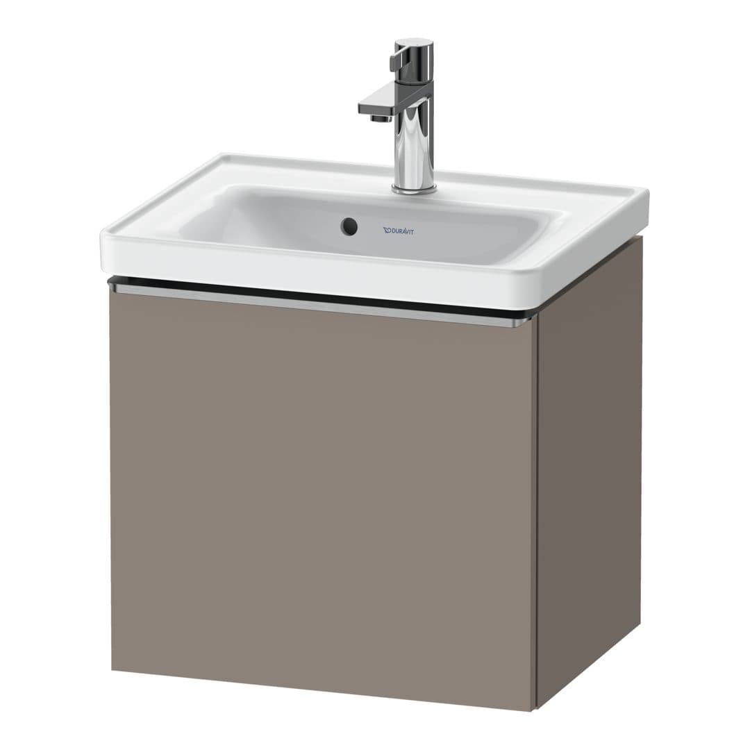 Duravit D-Neo – Έπιπλο Νιπτήρα – 484 mm, 1 συρτάρι, νιπτήρας κέντρο, 484 x 372 x 440 mm, Stainless steel Brushed – Basalte Matt, Decor (DE4248070430000)