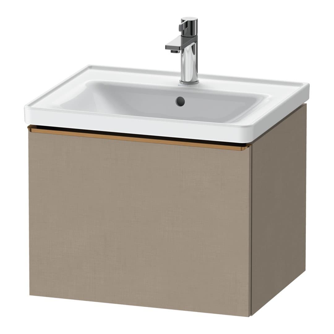 Duravit D-Neo – Έπιπλο Νιπτήρα – 584 mm, 1 συρτάρι, νιπτήρας κέντρο, 584 x 452 x 440 mm, Bronze Brushed – Linen Matt, Decor (DE4249004750000)
