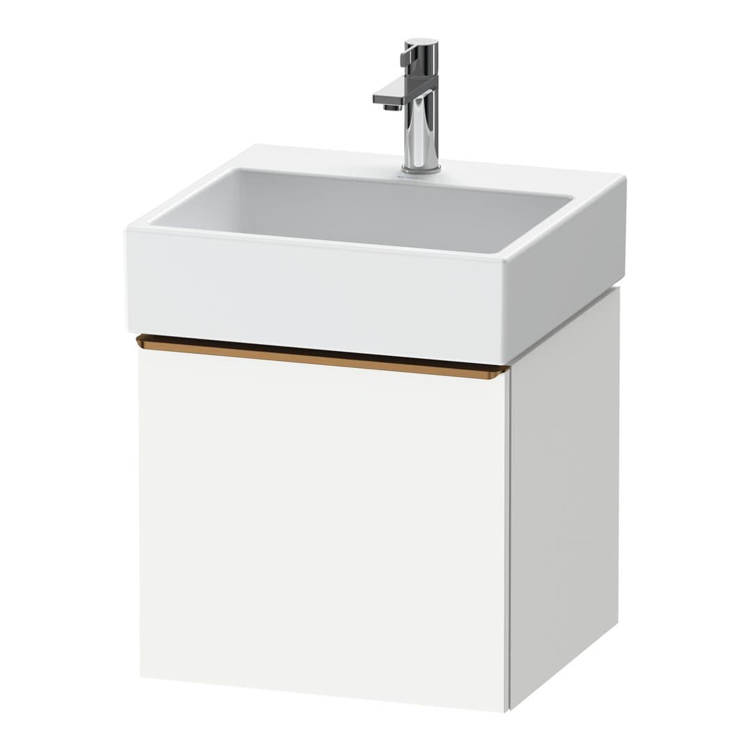 Duravit D-Neo – Έπιπλο Νιπτήρα – 484 mm, 1 συρτάρι, νιπτήρας κέντρο, 484 x 442 x 440 mm, Bronze Brushed – White Matt, Decor (DE4270004180000)