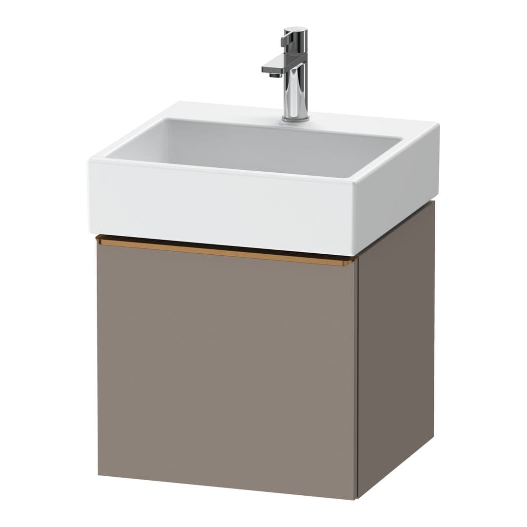 Duravit D-Neo – Έπιπλο Νιπτήρα – 484 mm, 1 συρτάρι, νιπτήρας κέντρο, 484 x 442 x 440 mm, Bronze Brushed – Basalte Matt, Decor (DE4270004430000)