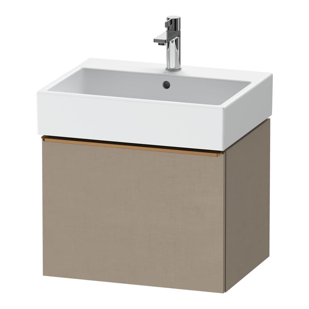 Duravit D-Neo – Έπιπλο Νιπτήρα – 584 mm, 1 συρτάρι, νιπτήρας κέντρο, 584 x 442 x 440 mm, Bronze Brushed – Linen Matt, Decor (DE4271004750000)