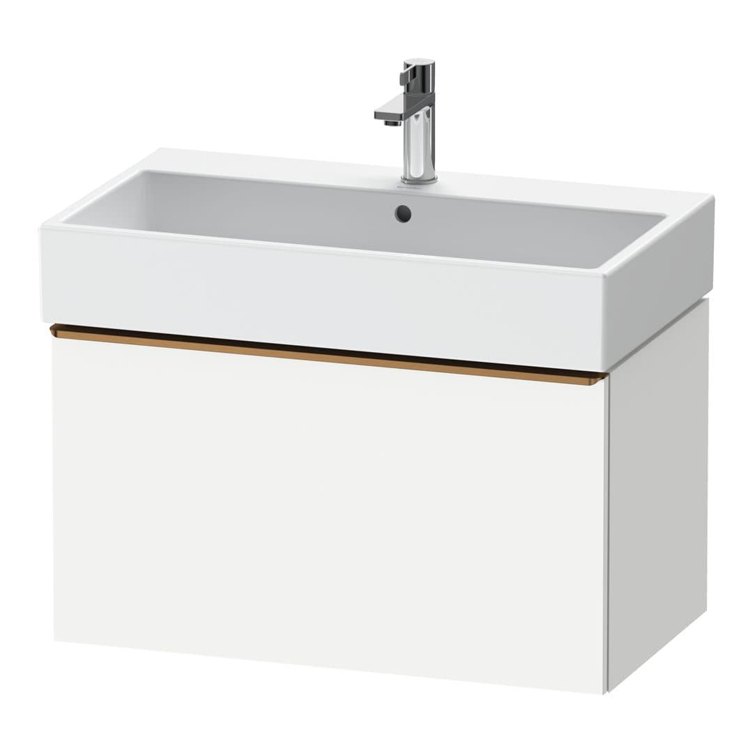 Duravit D-Neo – Έπιπλο Νιπτήρα – 784 mm, 1 συρτάρι, νιπτήρας κέντρο, 784 x 442 x 440 mm, Bronze Brushed – White Matt, Decor (DE4273004180000)