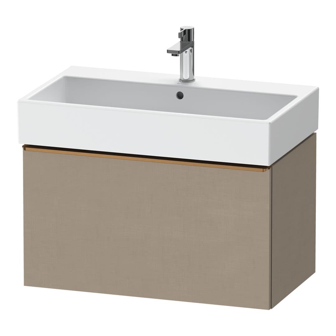 Duravit D-Neo – Έπιπλο Νιπτήρα – 784 mm, 1 συρτάρι, νιπτήρας κέντρο, 784 x 442 x 440 mm, Bronze Brushed – Linen Matt, Decor (DE4273004750000)