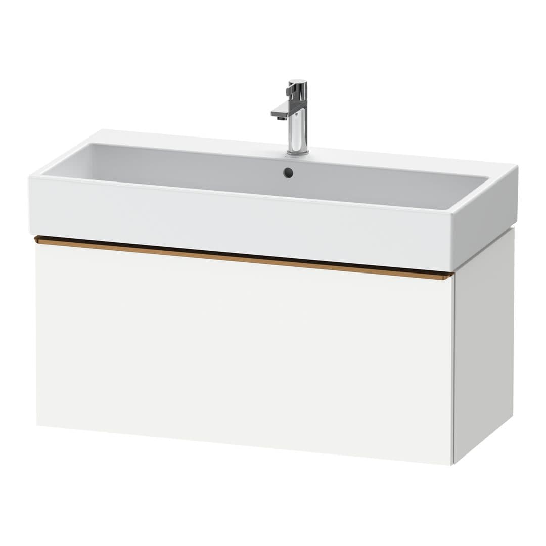 Duravit D-Neo – Έπιπλο Νιπτήρα – 984 mm, 1 συρτάρι, νιπτήρας κέντρο, 984 x 442 x 440 mm, Bronze Brushed – White Matt, Decor (DE4274004180000)