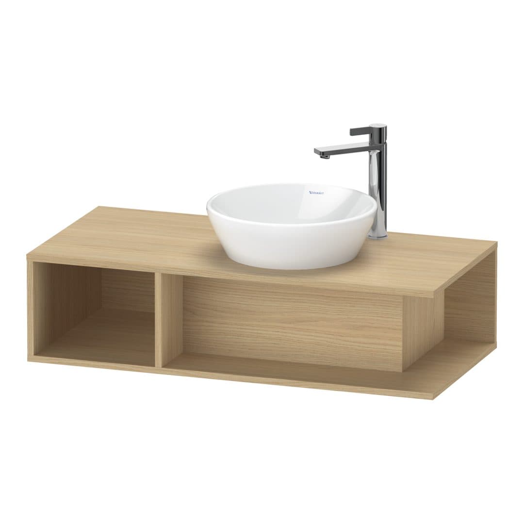 Duravit D-Neo – Έπιπλο Νιπτήρα – 1000 mm, για κονσόλα, νιπτήρας δεξιά, Compact – Natural oak, Decor (DE493903030)