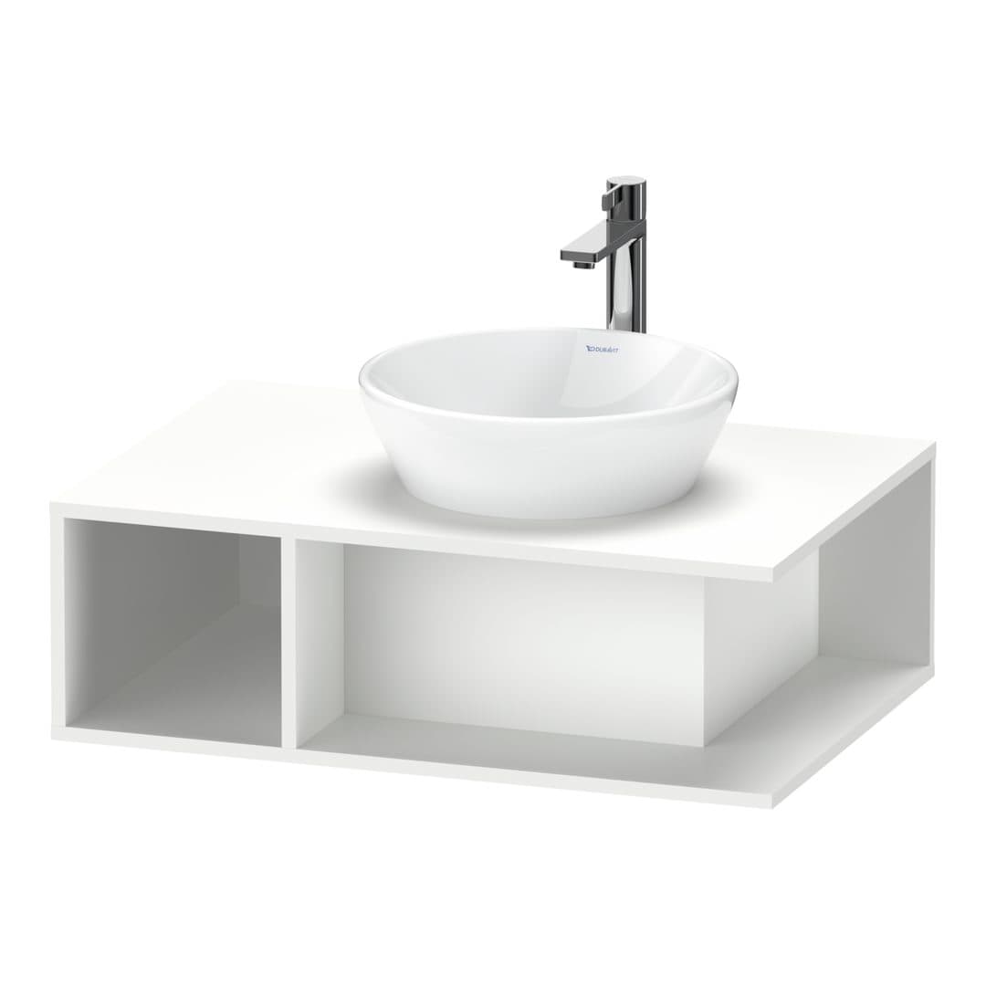 Duravit D-Neo – Έπιπλο Νιπτήρα – 800 mm, για κονσόλα, νιπτήρας δεξιά – White Matt, Decor (DE495801818)