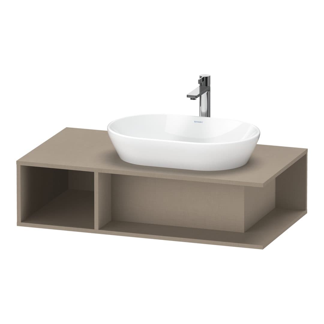 Duravit D-Neo – Έπιπλο Νιπτήρα – 1000 mm, για κονσόλα, νιπτήρας δεξιά – Linen Matt, Decor (DE495907575)