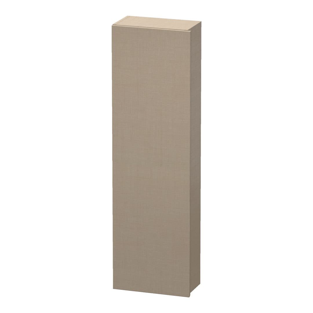Duravit DuraStyle – Κολόνα Μπάνιου – 400 mm, 1 πόρτα, αριστερή, 400 x 240 x 1400 mm, Total number of shelves: 4 – Linen Matt, Decor (DS1218L7575)