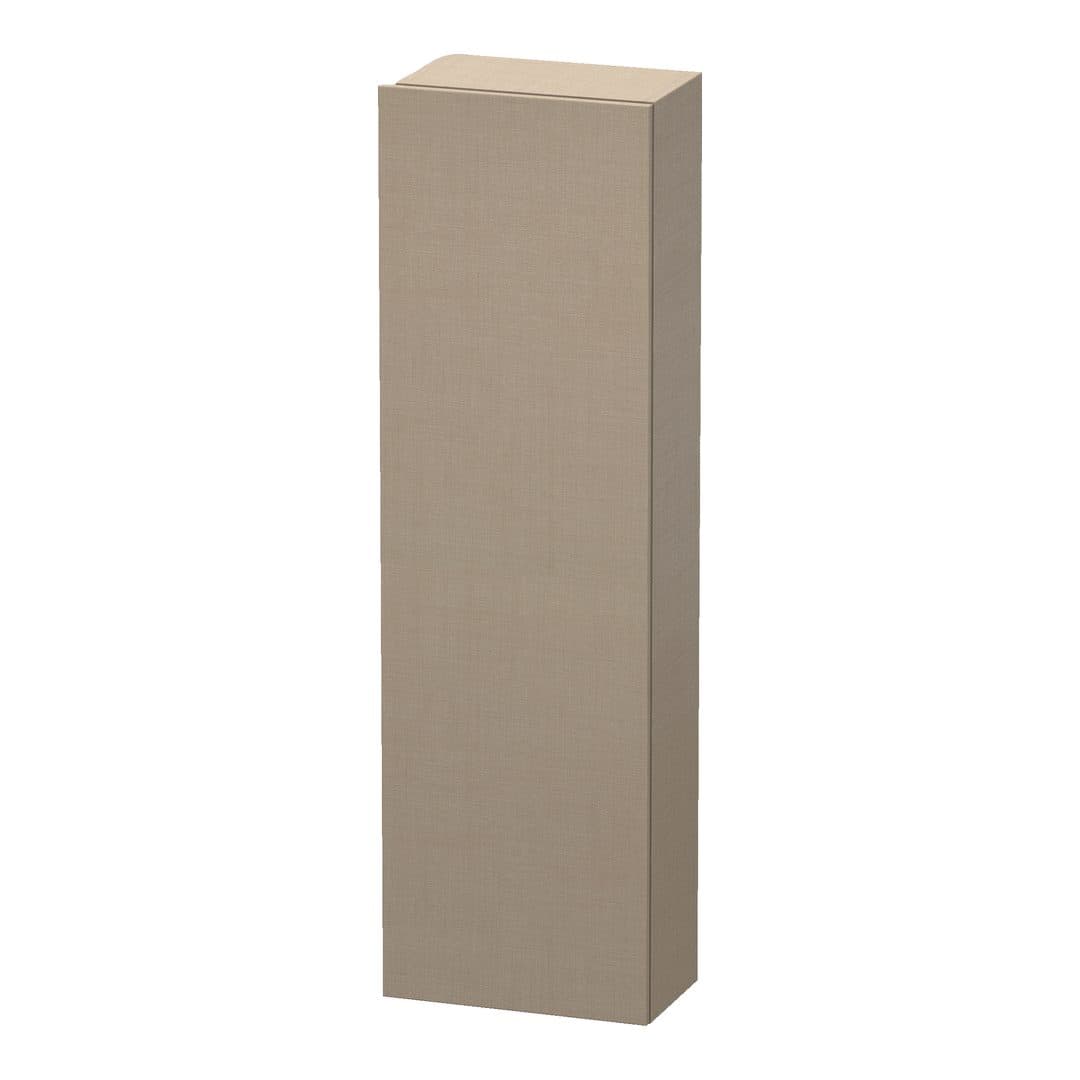 Duravit DuraStyle – Κολόνα Μπάνιου – 400 mm, 1 πόρτα, δεξιά, 400 x 240 x 1400 mm, Total number of shelves: 4 – Linen Matt, Decor (DS1218R7575)