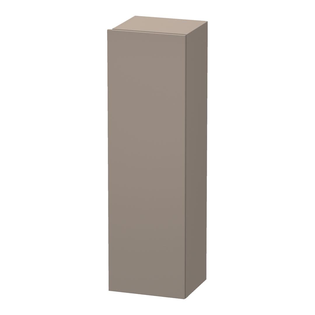 Duravit DuraStyle – Κολόνα Μπάνιου – 400 mm, 1 πόρτα, δεξιά, 400 x 360 x 1400 mm, Total number of shelves: 4 – Basalte Matt, Decor (DS1219R4343)