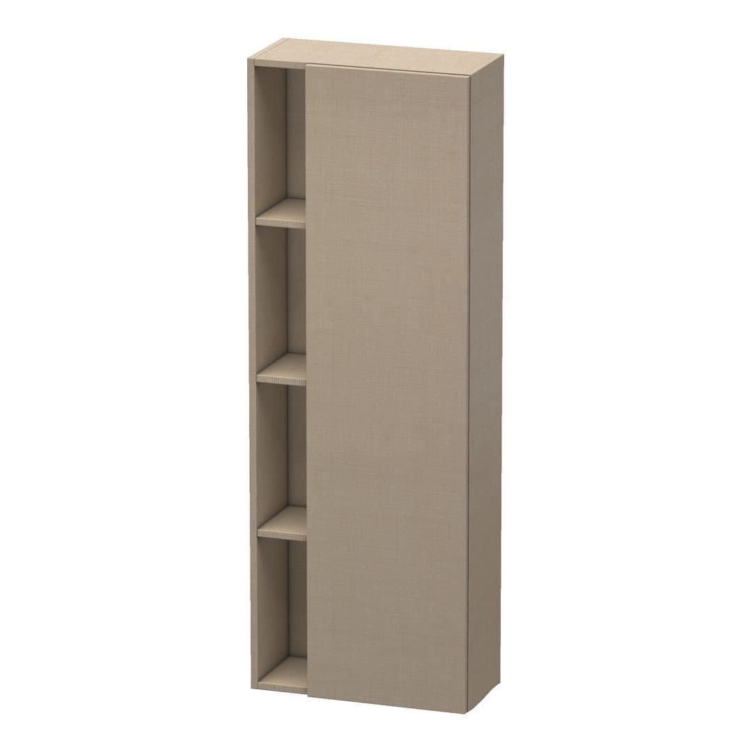 Duravit DuraStyle – Κολόνα Μπάνιου – 500 mm, 1 πόρτα, δεξιά, 500 x 240 x 1400 mm – Linen Matt, Decor (DS1238R7575)