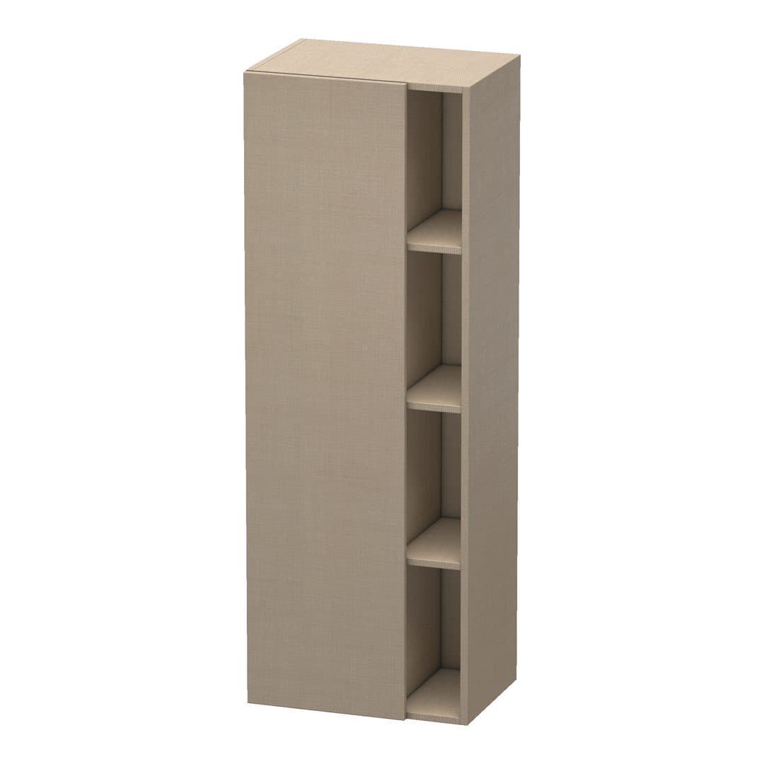 Duravit DuraStyle – Κολόνα Μπάνιου – 500 mm, 1 πόρτα, αριστερή, 500 x 360 x 1400 mm – Linen Matt, Decor (DS1239L7575)