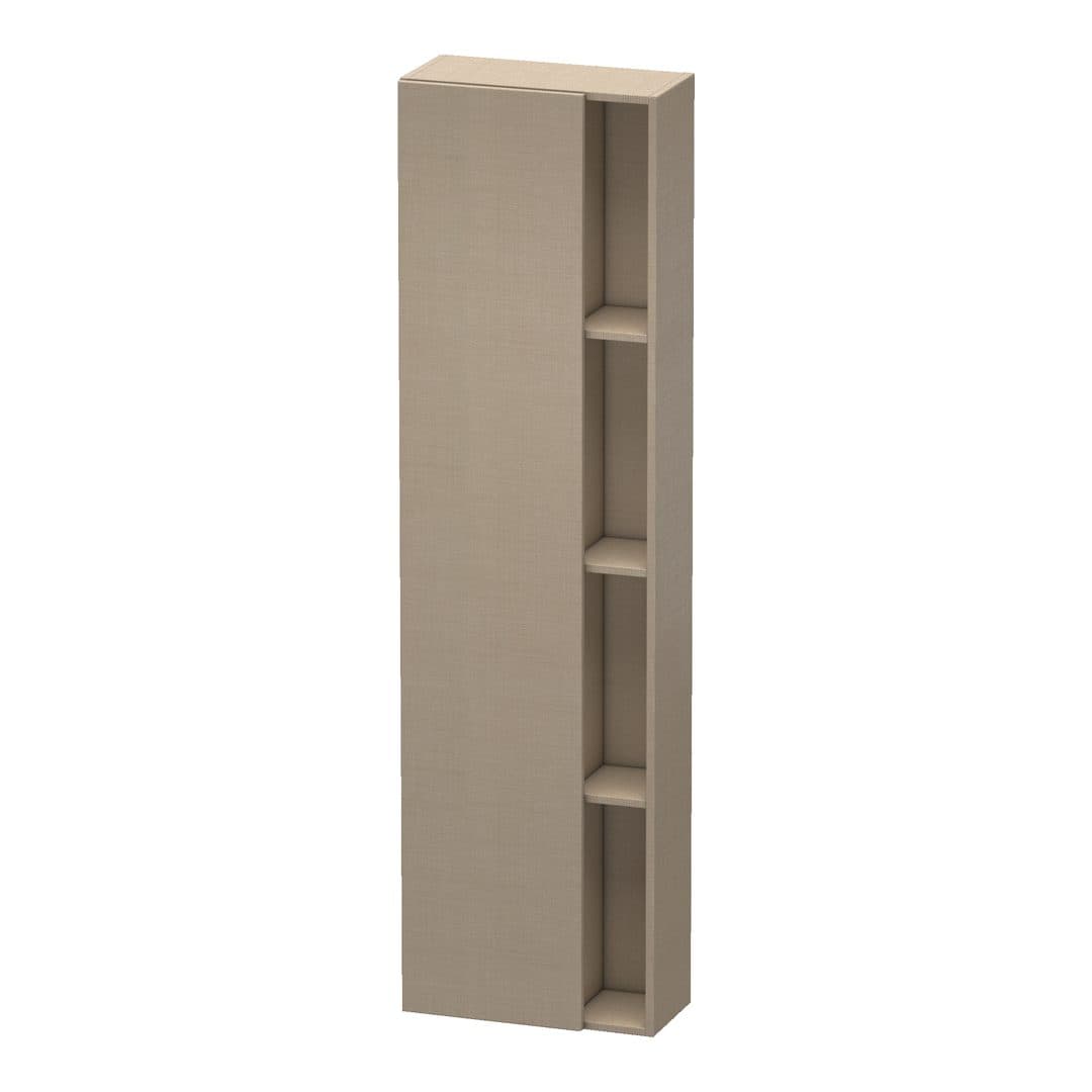 Duravit DuraStyle – Κολόνα Μπάνιου – 500 mm, 1 πόρτα, αριστερή, 500 x 240 x 1800 mm – Linen Matt, Decor (DS1248L7575)